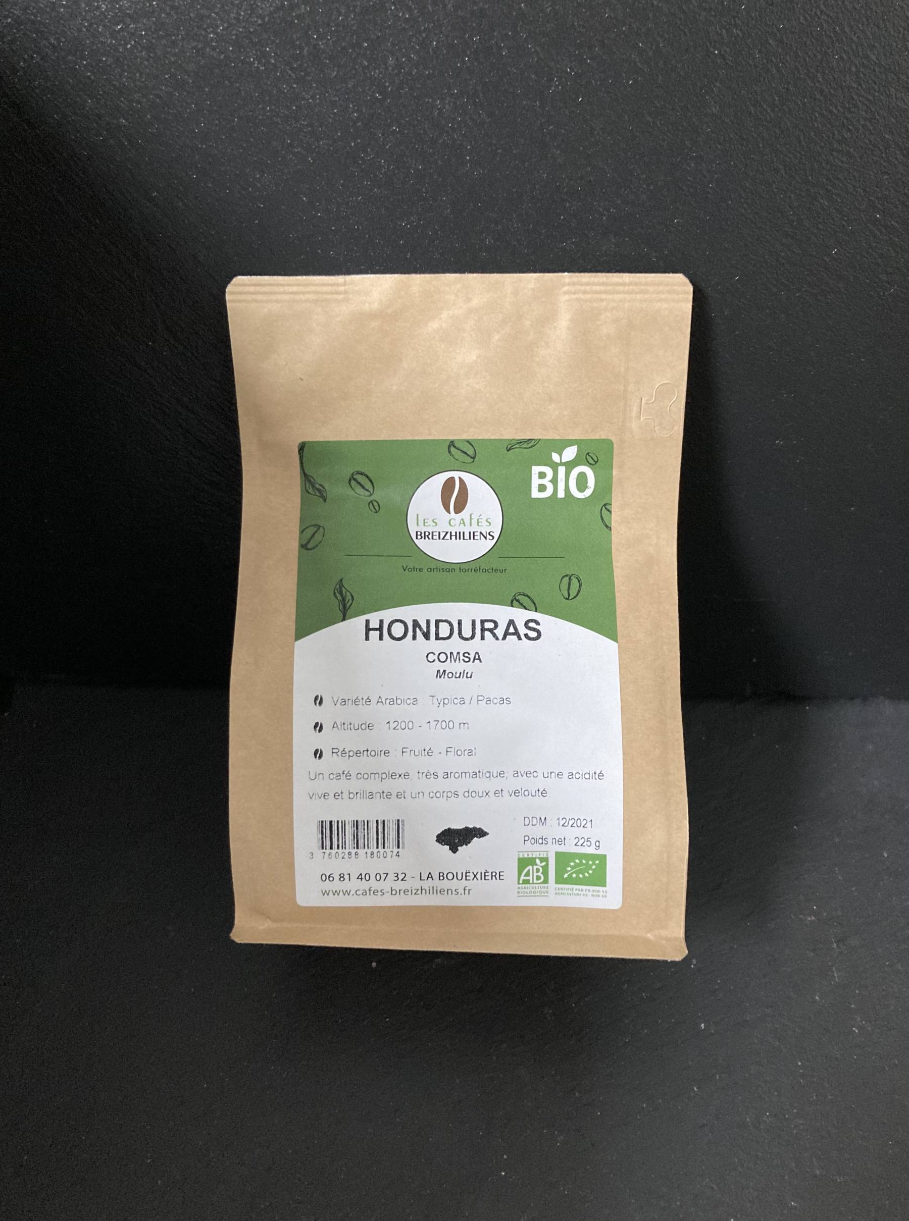 Café du honduras bio 225gr